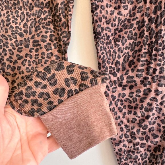 Michael Stars NEW Woodchip Leopard Berkley Drawstring Pocket Joggers Women $128 - Picture 5 of 8